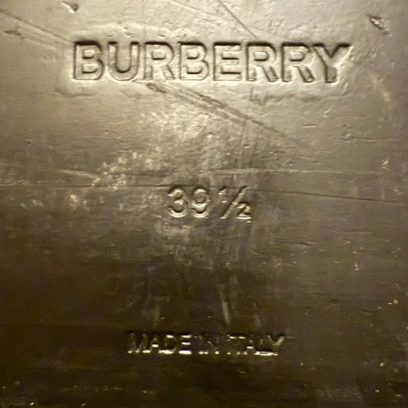 BURBERRY Pryle House Check & Leather Equestrian Ankle Boots 39.5 / 9 - Picture 13 of 15